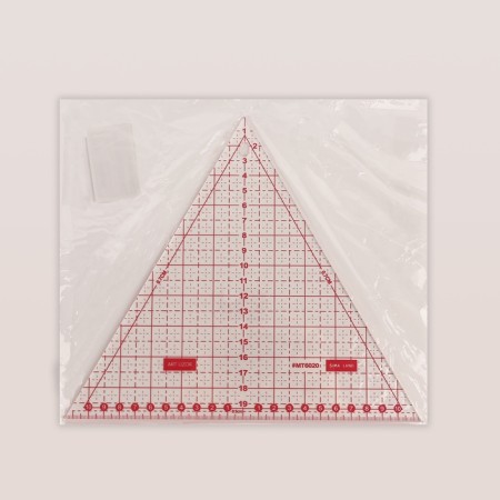 The quilting and patchwork line is 20 × 23 × 0.3 cm, the color is transparent/pink-2