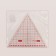 The quilting and patchwork line is 20 × 23 × 0.3 cm, the color is transparent/pink