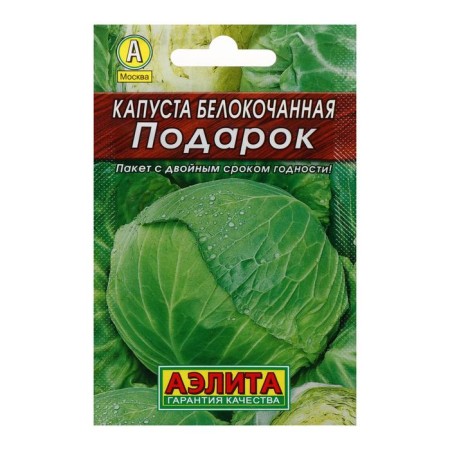 Cabbage seeds White “Gift” “Leader”, late -ripening, 0.5 g,-4