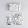 Magnetic button, d = 14 mm, silver color