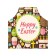Apron kitchen with a photo print "Easter holiday", adjustable, size OS