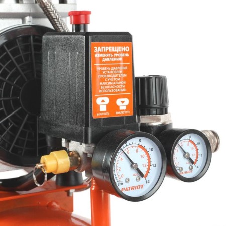 Compressor Piston Boil Patriot Wo24-160, 1100 W, 8 bar, 54 dB, 160 l/min, 24 liters-6
