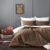Software "Soft": a bedspread 160 x 220 cm, pillowcase 40 x 40 cm - 2 pcs, brown color