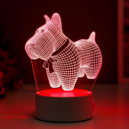 Light "Dog with Bantik" Led RGB from the RISALUX network-2