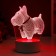 Light "Dog with Bantik" Led RGB from the RISALUX network