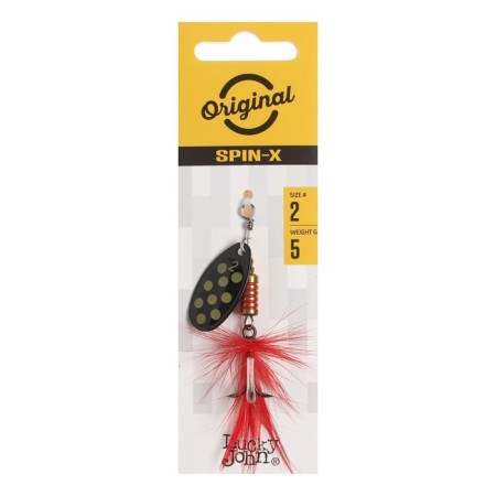 Spinning spinning Lucky John Spin X Round 02, 5 g, BF color