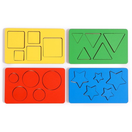 Didactic material "Geometric figures. More less"-2