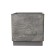 Kashpo for flowers and plants, charcoal 30x30x30cm, 23l