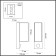Faced wall lamp with an IP44 2x7W movement sensor