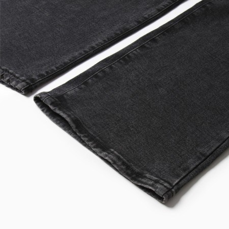 Jeans insulated female, gray color, size 25 (40/42)-8