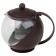 Glass teapot “Care” matte, 700 ml, with metal sieves, Mix color