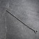 Stainless steel poker, handle - ring, width - 12 mm, 47 cm