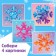 The book "draw stickers. Beautiful snowflakes ”, 12 p.