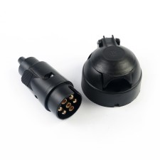 The connector of the trailer is plastic