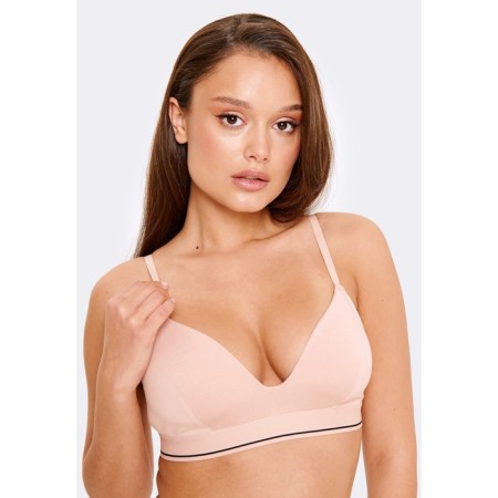 Women's bras Lary, size 75b, beige color-1