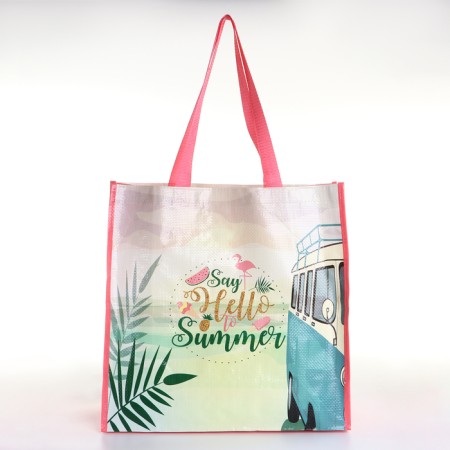 Household bag without fastening, colorful color-1