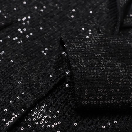 Women's jacket with sequins Mist p. 50, black-6