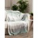 Texrepublic blanket, size 200x220 cm, green color