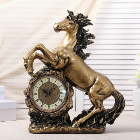 Table watch "Horse", Color Gold, 51x39x17 cm Mix