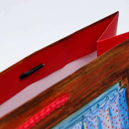 New Year. Gift package "Santa Claus at the Christmas tree", 33 x 42.5 x 10 cm.-3
