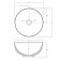 ABBER STEIN AS2617 sink, invoice, 400x400x200 mm, artificial stone, white