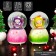 Souvenir Polystone Water Ball Light, Music "Baby - Seasons Spring/Summer" MIX 9x6x6 cm 78172