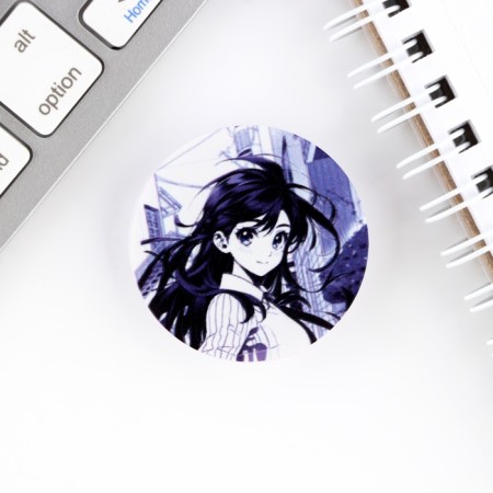 Popskota "anime" girl, 4 × 4 cm-3