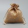 Bag gift canvas "Golden Snowflakes", embossing, 10 x 12 cm +/- 1.5 cm, New Year