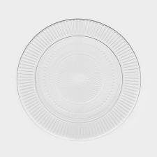 Dessert glass plate 
