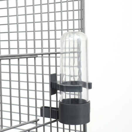 Birds Cage "Piggers" No. 105, collapsible, 3 sections, 58 x 40 x 126cm, gray-3