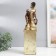 Polystone souvenir "Africa - mother and child" gold pattern - circles 10.5x10x40 cm