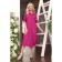 Women's dress, size 52, fuchsia color