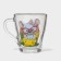 Mug "Funny Beasts", glass, 250 ml, in gift packaging, Mix drawing
