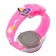 Watch of nursery, "artist", D-3 cm, strap silicone L-20 cm, pink