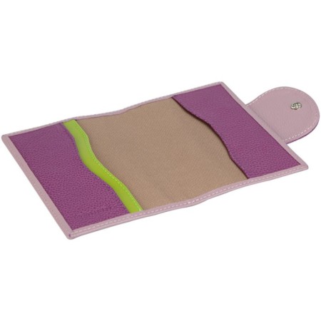 Passport cover on the button, lilac color-1