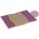 Passport cover on the button, lilac color