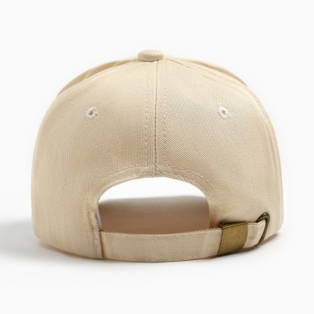 Women's cap with embroidery, milk, p. 56-58-6