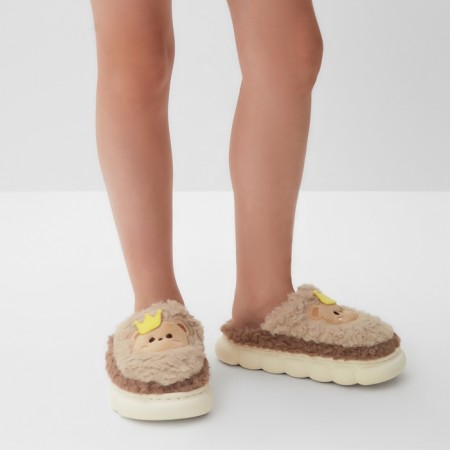 Baby slippers, size 30-31, brown-6