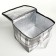 Bag thermo cell 14.5l, 30*22*22cm, lightning department, foil, gray