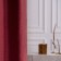 Set of curtains with Laura catching, size 200x270 cm, burgundy color