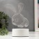 Lumber "Rabbit" Led RGB from the network 9.5x14x19 cm Risalux