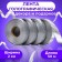 Holographic tape for decor and gifts, silver, 2 cm x 50 m
