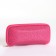 Lightning glass case, length 16 cm, pink color