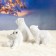New Year's figure "Bear" (set of 3 pieces) 18cm