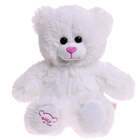 Soft toy "Bear", 30 cm on the back, white color