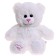Soft toy "Bear", 30 cm on the back, white color