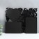 Photo frame plastic in 3 photos 10x15, 11x12 cm "Grapes" Black 25.5x32 cm