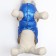 Jacket for dogs with weighting size 10 (DS 25, OG 34, Osh 24), silver-blue