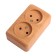 SmartBuy "Jupiter" socket, 10 A, double, outer, without grounding, light tree
