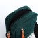 Youth bag with zipper, external pocket, green color